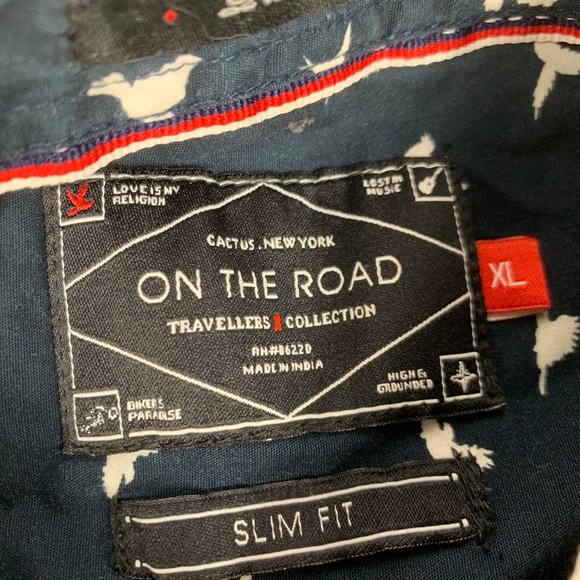3/$25 On the Road Dove Mens Button Down Shirt XL - Picture 8 of 9